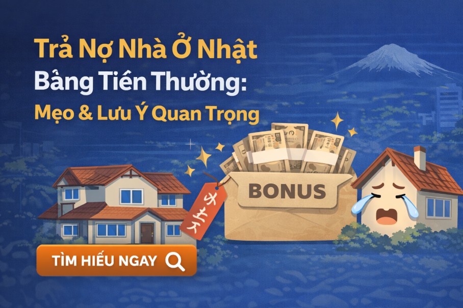 Trả Nợ Nhà Ở Nhật Bằng Tiền Thưởng: Mẹo & Lưu Ý Quan Trọng