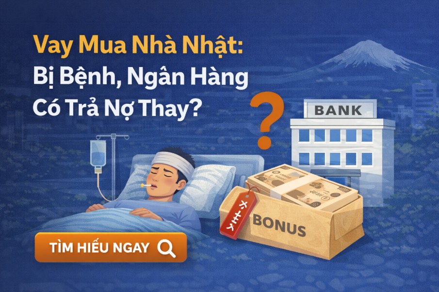 Vay Mua Nhà Nhật: Bị Bệnh, Ngân Hàng Có Trả Nợ Thay?