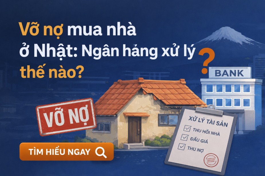 Vỡ nợ mua nhà ở Nhật: Ngân hàng xử lý thế nào?