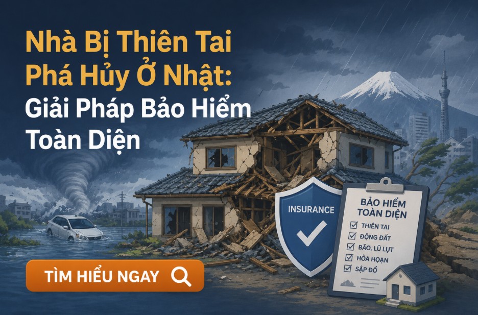 Nhà Bị Thiên Tai Phá Hủy Ở Nhật: Giải Pháp Bảo Hiểm Toàn Diện