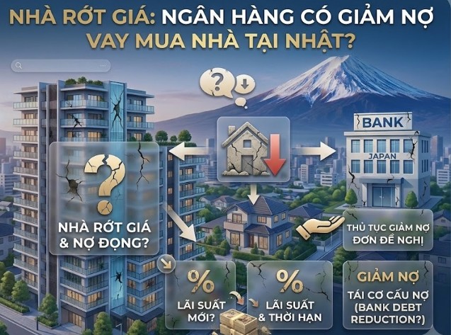 Nhà Rớt Giá: Ngân Hàng Có Giảm Nợ Vay Mua Nhà Tại Nhật?