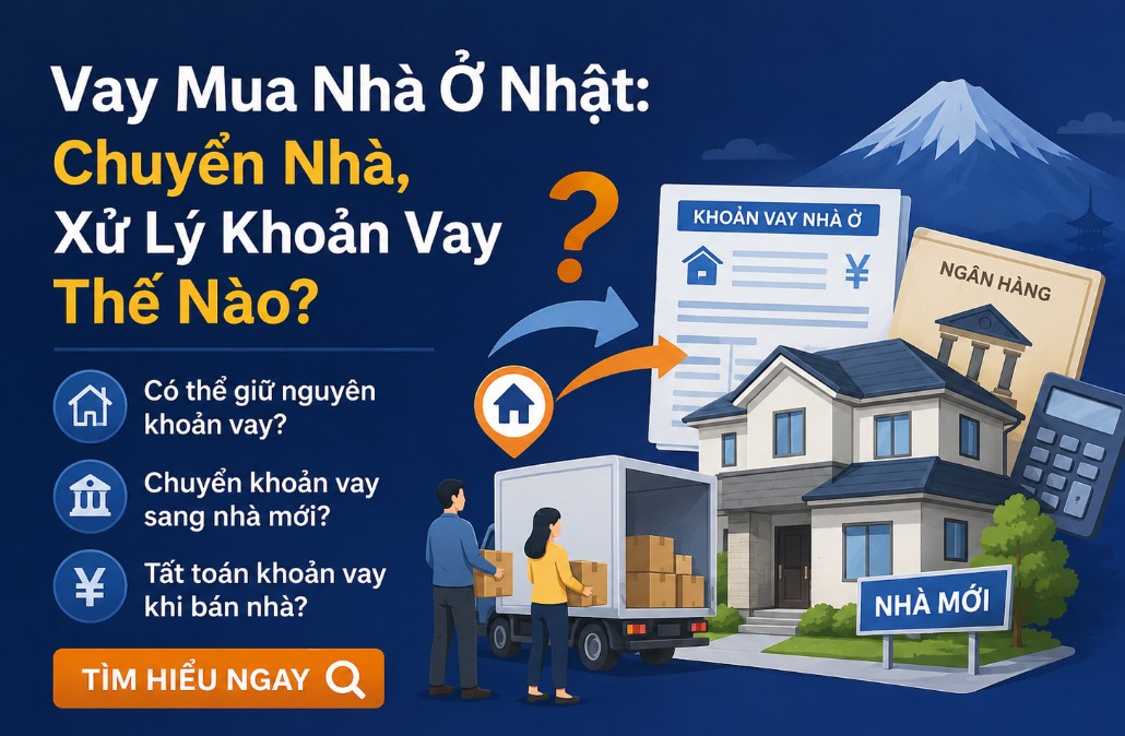 Vay Mua Nhà Ở Nhật: Chuyển Nhà, Xử Lý Khoản Vay Thế Nào?
