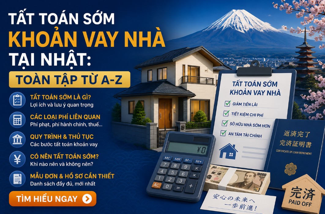 Tất Toán Sớm Khoản Vay Nhà Tại Nhật: Toàn Tập Từ A-Z